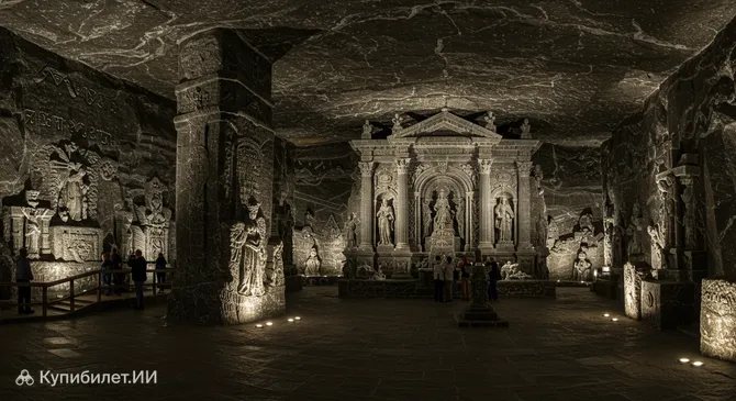 Замок соляных промыслов в Величке