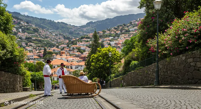 Катание на тобогганах в Монте