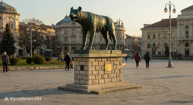 Капитолийская волчица в Томисе