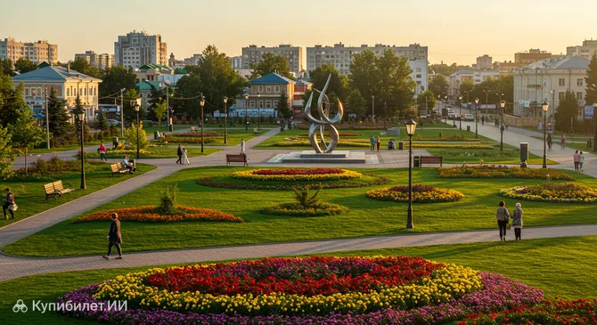 Городской парк им. 60-летия нефти Татарстана