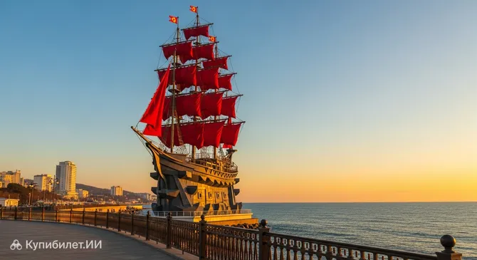 Корабль-композиция «Алые паруса»