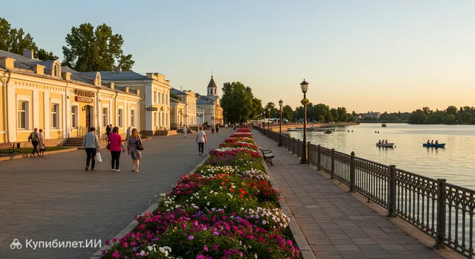 Набережная Ижевского пруда