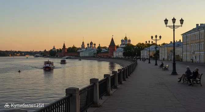 Набережная Волги