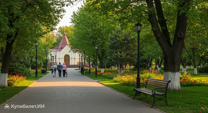 Городской сад, парк культуры и отдыха