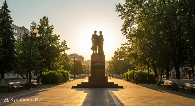 Памятник Шурику и Лидочке