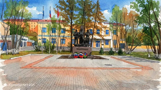 Памятник пограничникам Арктики