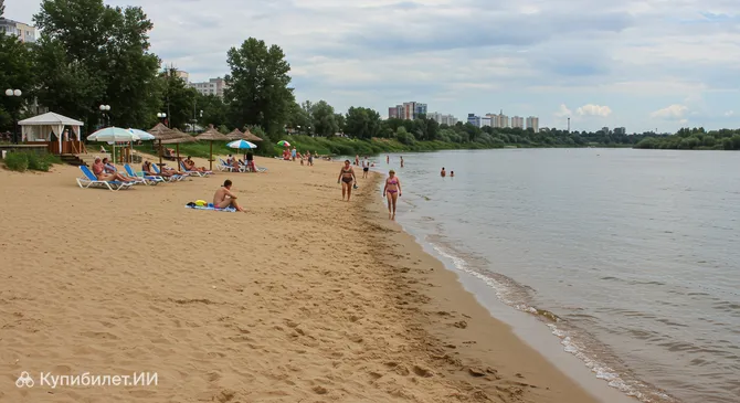 Городской пляж Набережные Челны