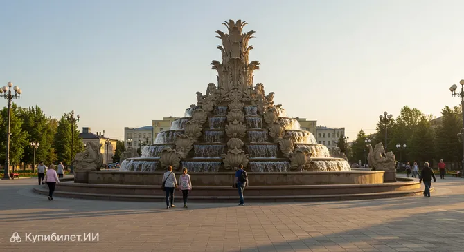 Фонтан Каменный цветок