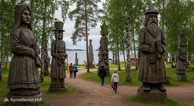 Парк деревянных скульптур