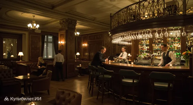 Бар при отеле в Санкт-Петербурге