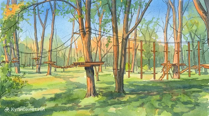 Крутопарк Веревочный парк