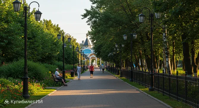 Городской парк культуры и отдыха г. Тюмени