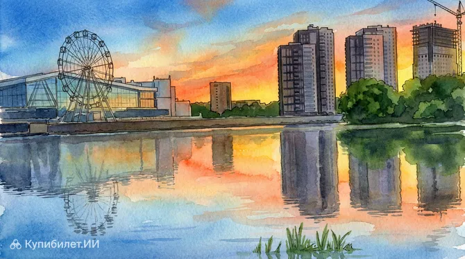 Пляж на реке Свияга