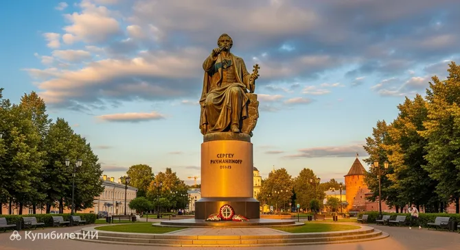 Памятник Сергею Рахманинову