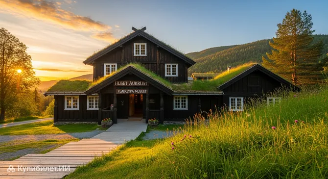 Дом Аукруста (музей Флаклипa)