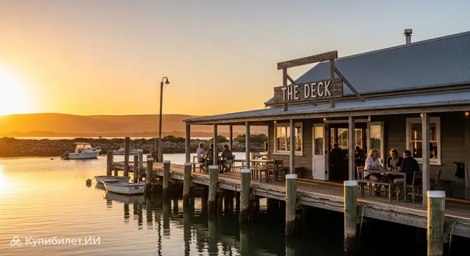 Кафе The Deck на причале