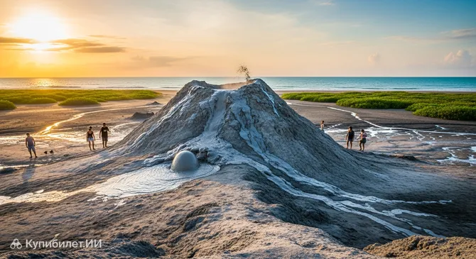 Грязевой вулкан Арболетес