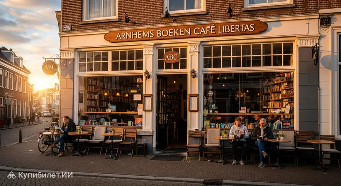 Арнемское книжное кафе Либертас