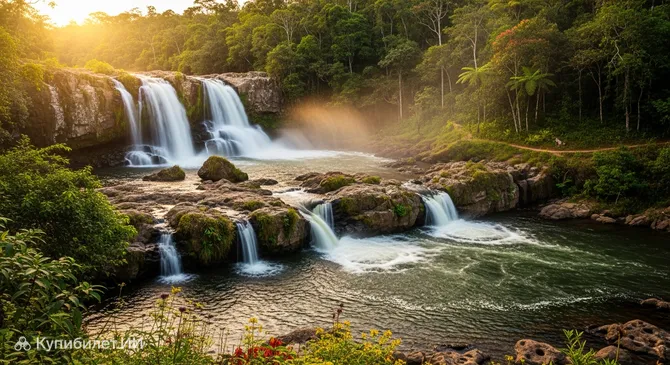 Водопад Узина в государственном парке Серра-Асул