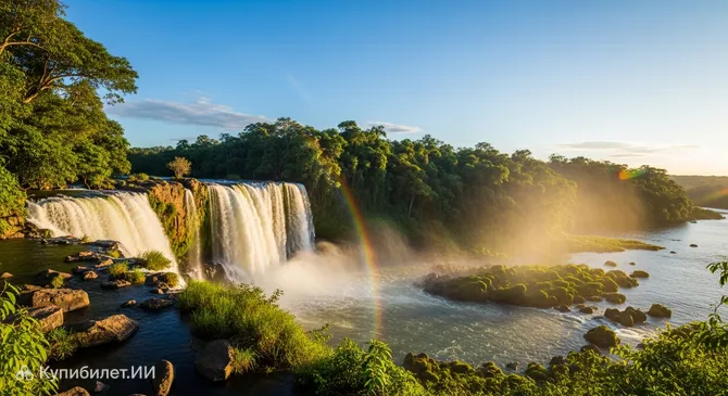 Водопад у подножия Серры