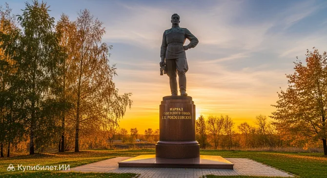 Памятник маршалу Рокоссовскому