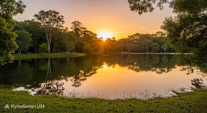 Лакустриный парк – Озеро