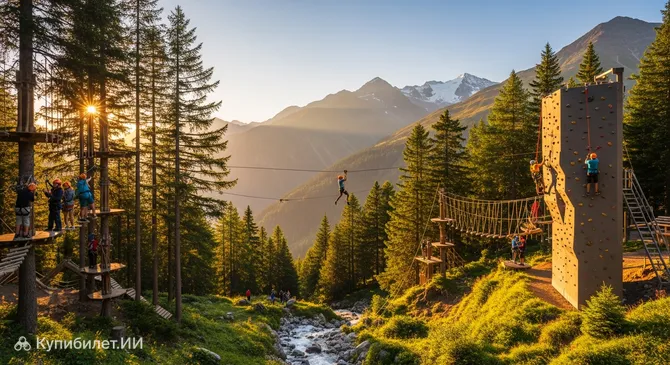 Верёвочный парк Давос Ферих