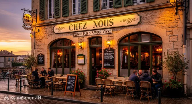 Chez Nous, французский паб и Savoir-Vivre