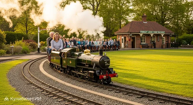 Железная дорога в парке Фримли Лодж