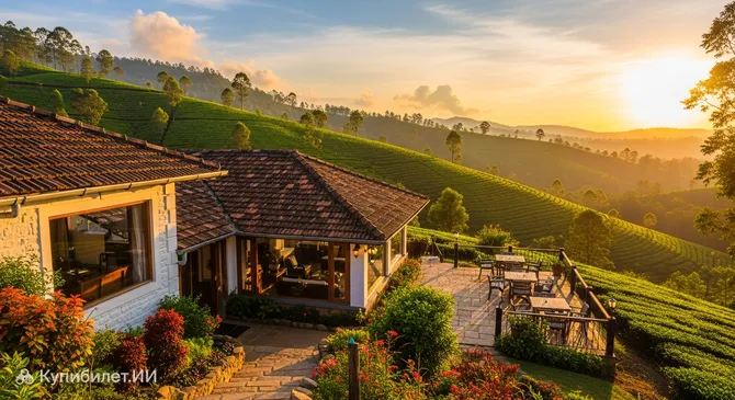 Tea Hills Bungalow и ресторан