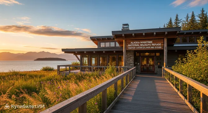 Визит‑центр Морского национального заповедника Аляски «Острова и океан»