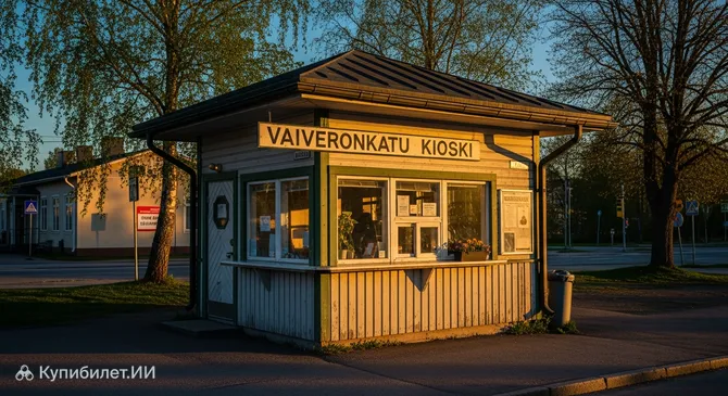 Киоск на улице Вайверонкату