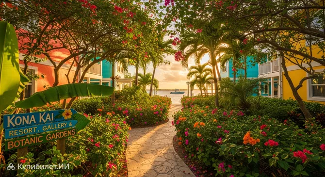 Кона Кай Резорт, Галерея и Ботанические сады