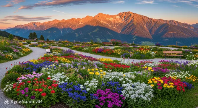 Альпийский цветочный сад Китцбюэльского Хорна