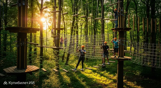 Верёвочный парк На Линие Кошалин