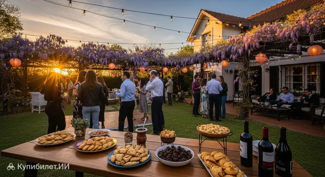 Вечеринка в доме Глицинас