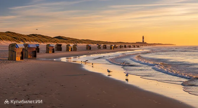 Главный пляж Лангеога