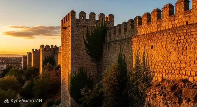 Древние городские стены Леона