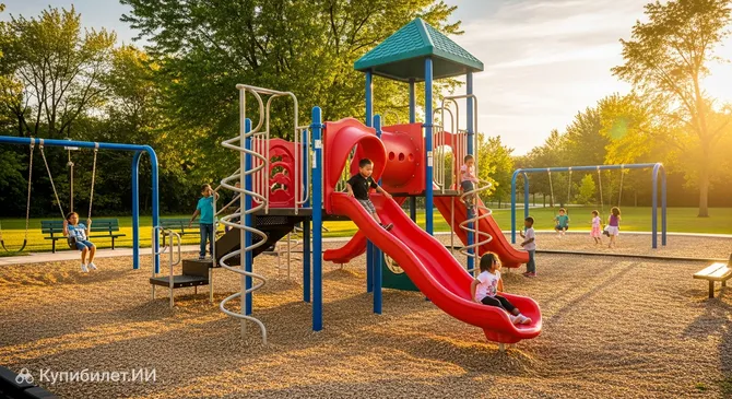 Детская площадка парка Генри Шутте