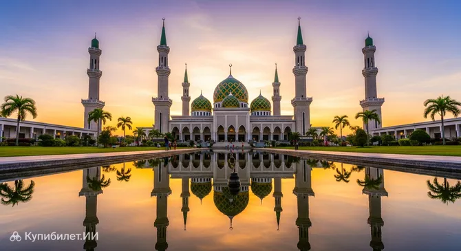 Большая мечеть Байтуль Макмур в Меулабохе