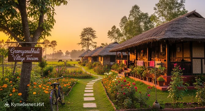 Деревенский туризм Gramyanubhuti и винтажный гестхаус