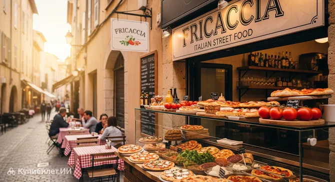 Fricaccia: Итальянская уличная еда