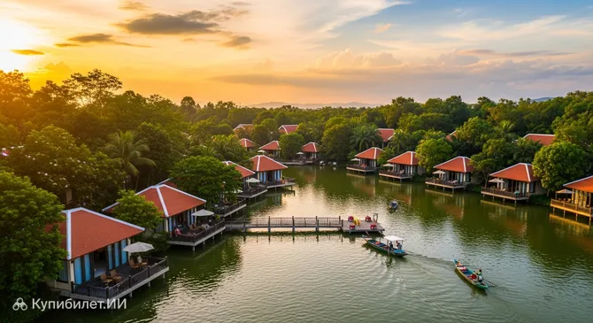 Курорт на озере Дьен Хонг