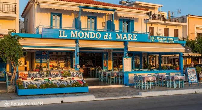 Il Mondo di Mare — рыбный рынок и ресторан в Превезе