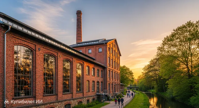 Индустриальный музей LVR — текстильная фабрика Кромфорд