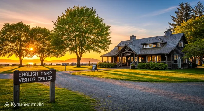 Визит-центр лагеря англичан