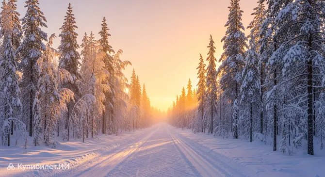 Зимняя тропа Оунасваара