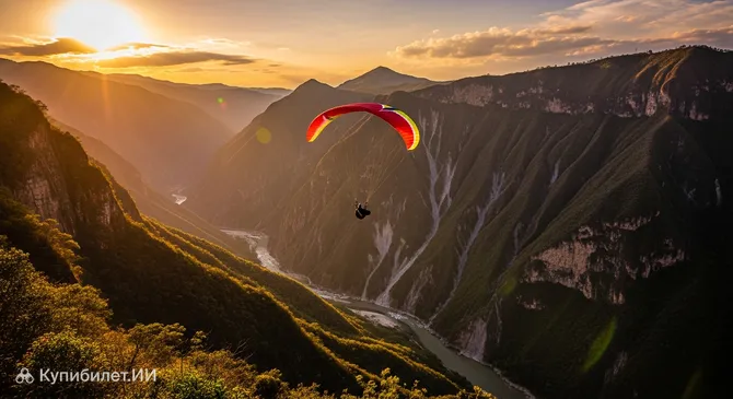 Парапланеризм в Чикамоче