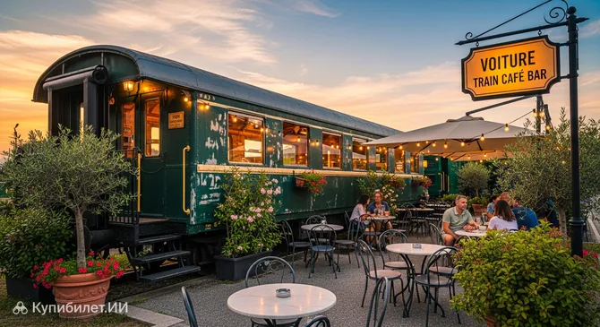 Voiture Train Café Bar