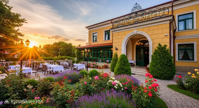 Гранд Хармони Отель, Ресторан и Сад